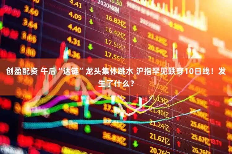 创盈配资 午后“达链”龙头集体跳水 沪指罕见跌穿10日线！发生了什么？